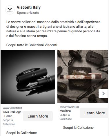 Social media advertisting: esempio di campagna Facebook