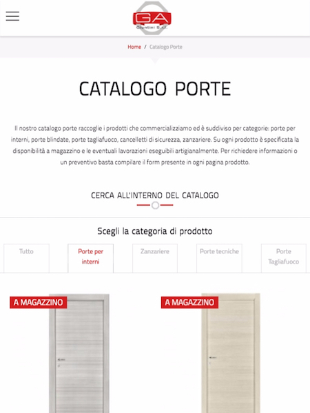 Giuntini Tablet Catalogo
