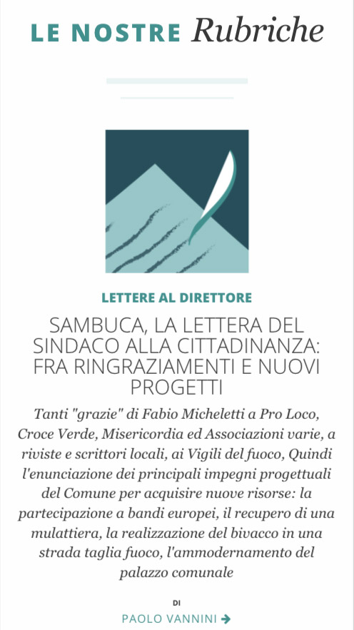 La Voce della Montagna - Categoria - Mobile