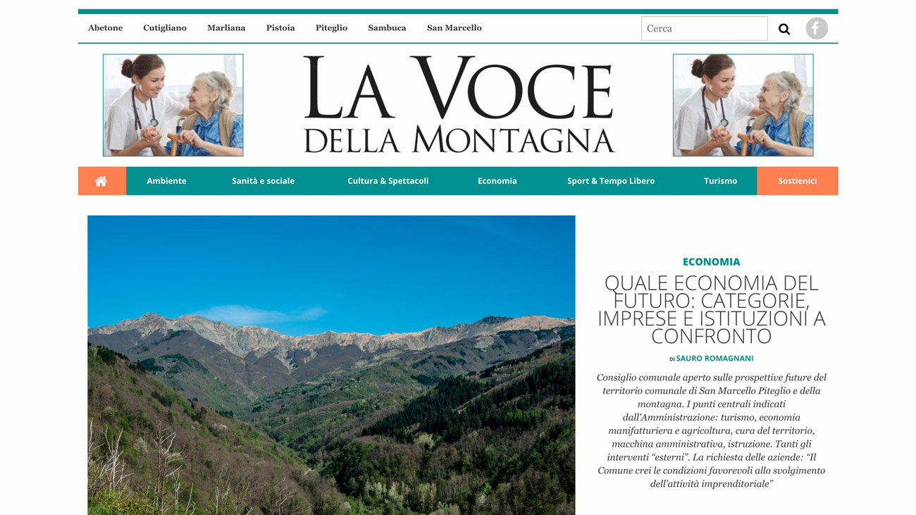 La Voce della Montagna - Home - Desktop