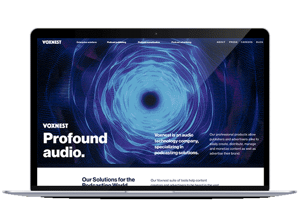 Voxnest's Desktop site