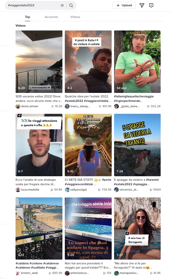 Risultati #viaggiestate2022 Risultati #viaggiestate2022