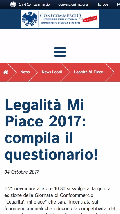 Confcommercio Mobile Articolo