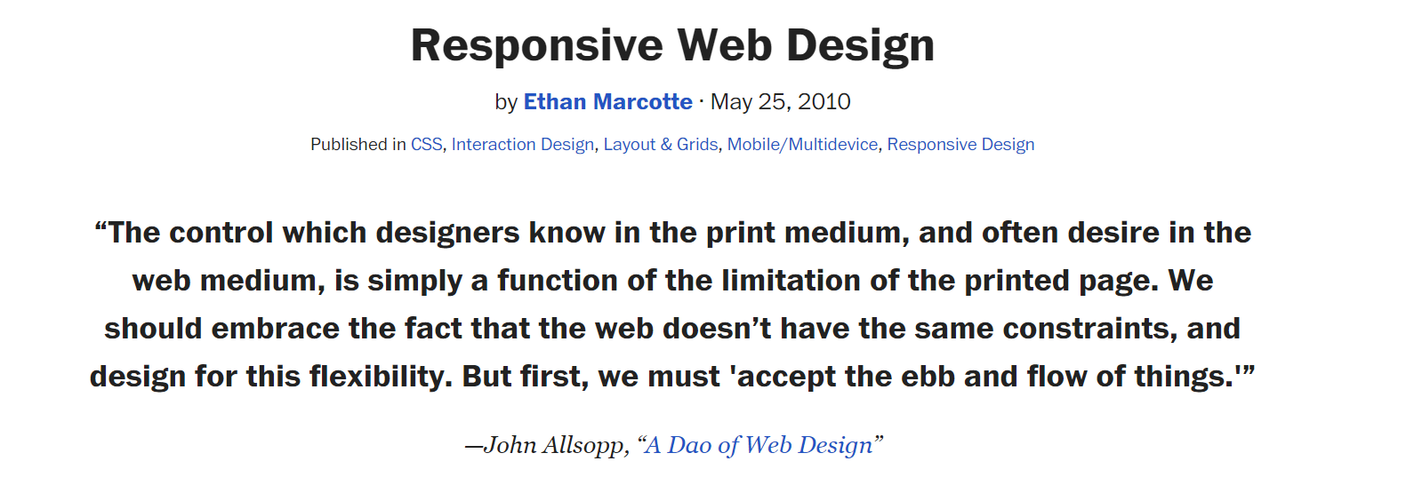 Screenshot di pagina web