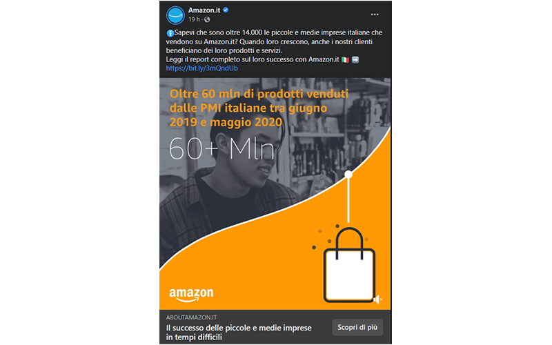 amazon comunicazione imprese