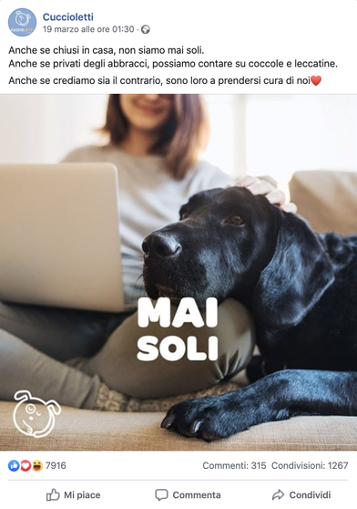 [ecommerce e COVID19] - Post social