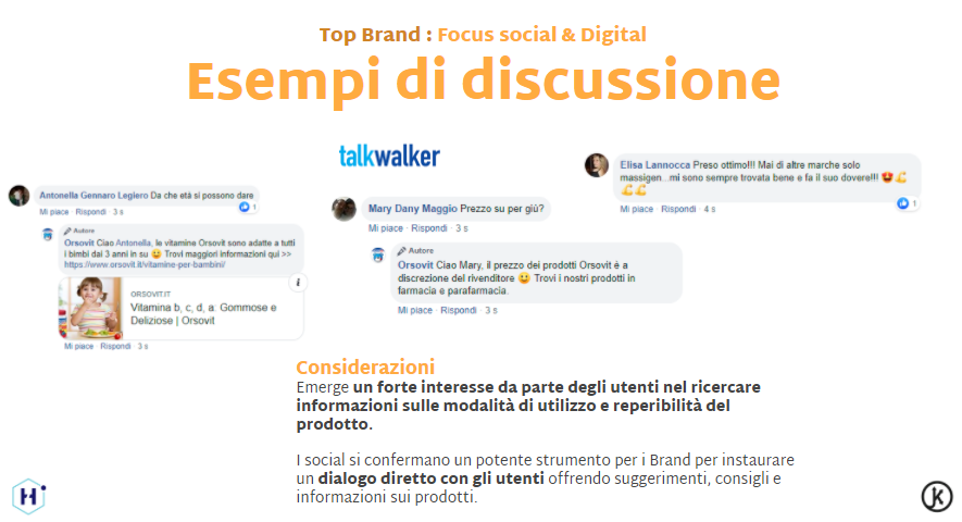 Le parole chiave monitorate nel contesto delle conversazioni in cui appaiono Le parole chiave monitorate nel contesto delle conversazioni in cui appaiono