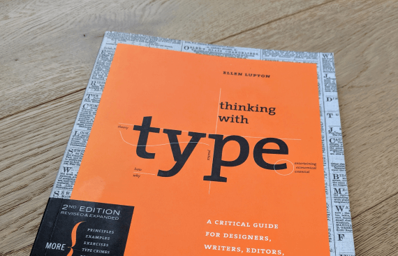 Ellen Lupton, Thinkinh with type Copertina del libro Thinking With Type di Ellen Lupton