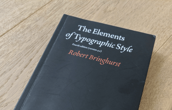 The Elements of Typographic Style di Robert Bringhurst Copertina del libro The Elements of Typographic Style di Robert Bringhurst