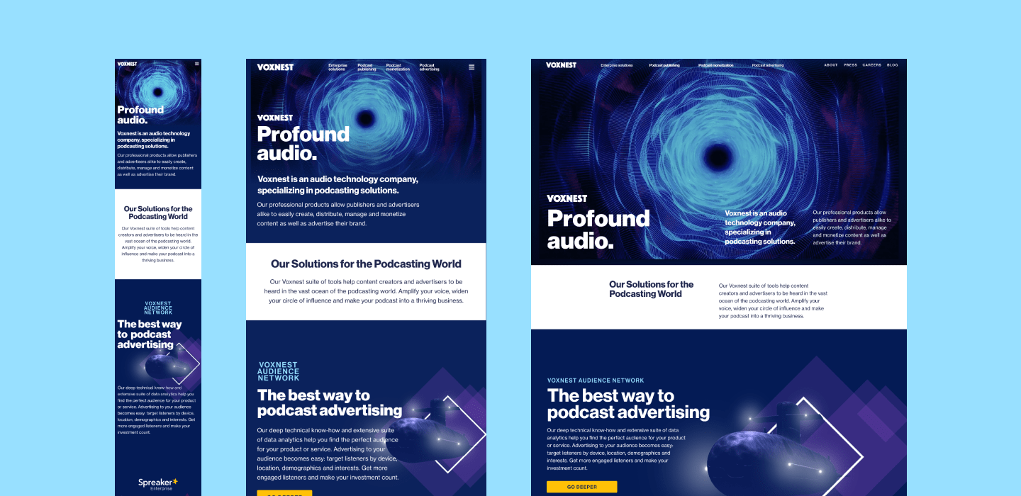Website Mockups